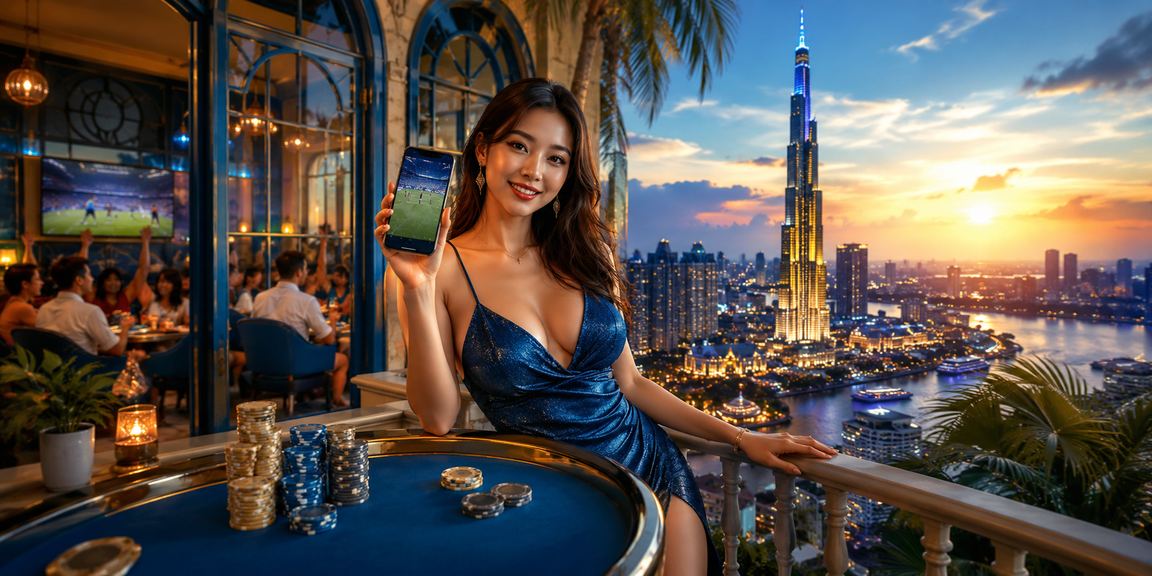 Người dùng TP.HCM thực hiện nạp tiền cwin555 qua điện thoại tại quán cà phê